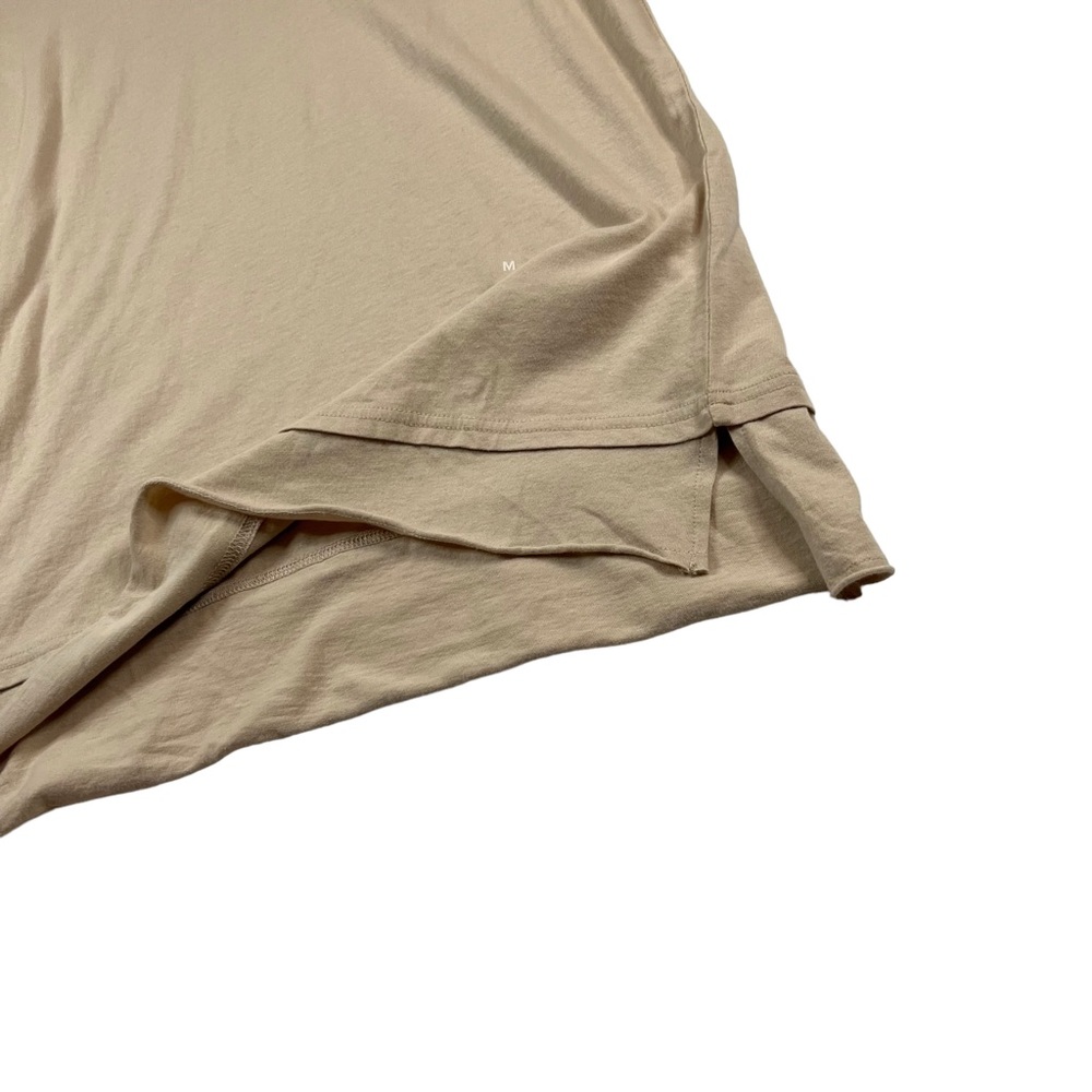 PacSun Mens Large Longer Fit Crew Neck Short Sleeve Tee Shirt Tan New - Picture 2 of 5